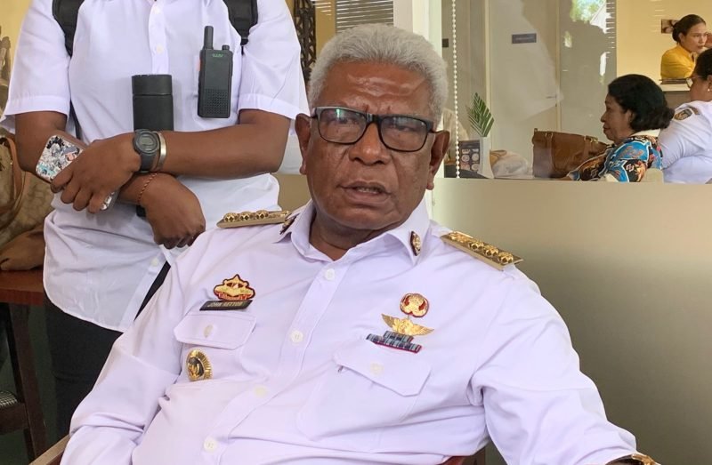 Bupati Mimika, Johannes Rettob. (Foto: Galeri Papua/Ahmad)