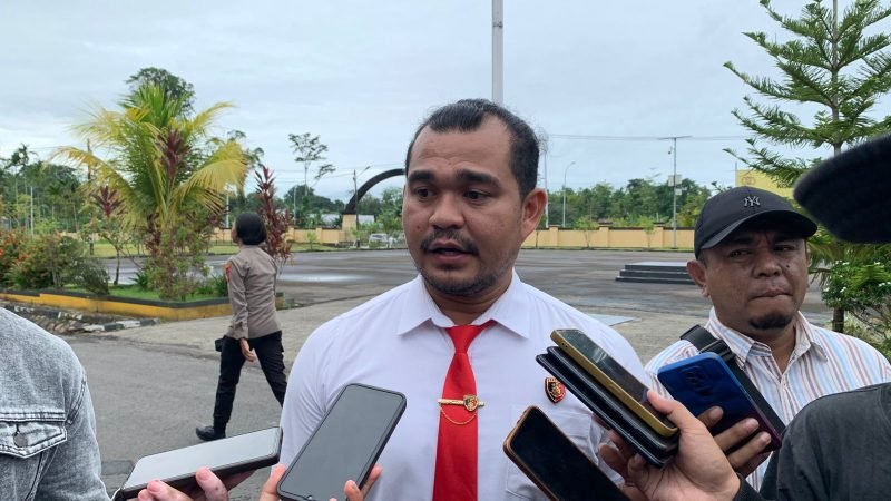 Kasat Reskrim Polres Mimika, AKP Rian Oktaria. (Foto: Galeri Papua Papua/Ahmad)