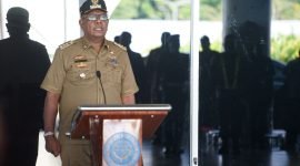 Bupati Mimika, Johannes Rettob. (Foto: Galeri Papua/Benaz)