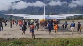 Situasi di Bandara Aminggaru Ilaga, Kabupaten Puncak, Papua Tengah, Rabu (18/6/2025). (Foto: Istimewa)