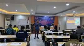 Suasana sosialisasi dokumen RPB di Aula Hotel Grand Tembaga Timika, Jumat (20/6/2025). (Foto: Galeri Papua/Ahmad)