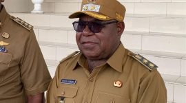 Wakil Bupati Mimika, Emanuel Kemong. (Foto: Galeri Papua/Darno Islami)