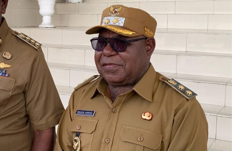 Wakil Bupati Mimika, Emanuel Kemong. (Foto: Galeri Papua/Darno Islami)