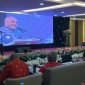 Wakil Gubernur Papua Tengah, Denias Geley saat menyampaikan sambutan pada pembukaan Rakerda Dukcapil se-Tanah Papua. (Foto: Galeri Papua/Ahmad)