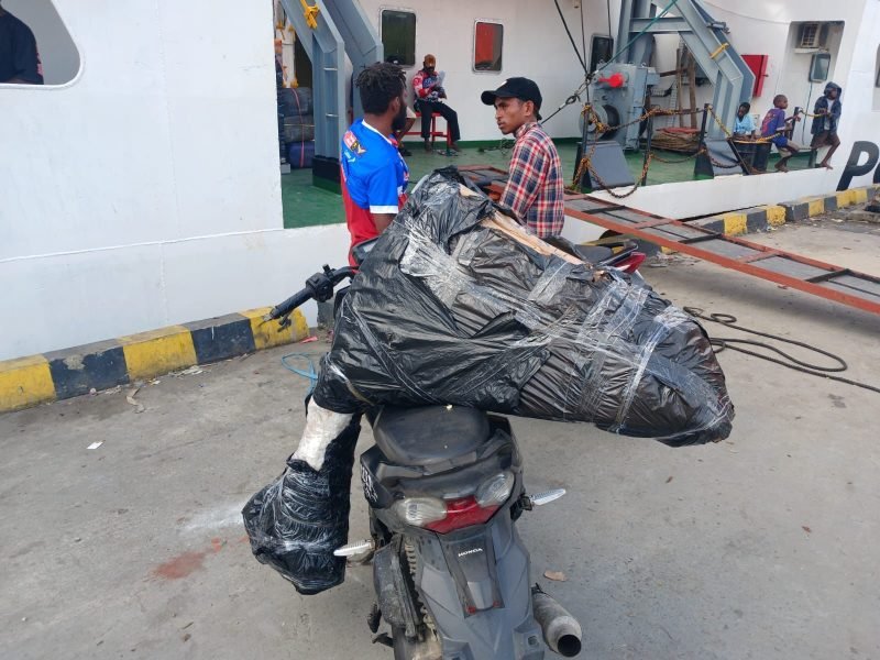 Tampak salah satu barang bukti yang dicurigai. (Foto: Istimewa/Humas Polres Mimika)