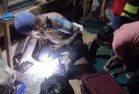 Polisi menemukan bungker yang berisikan barang bukti berupa sopi. (Foto: Istimewa/Polsek Kawasan Pelabuhan Poumako)