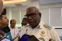 Bupati Mimika, Johannes Rettob. (Foto: Galeri Papua/Ahmad)