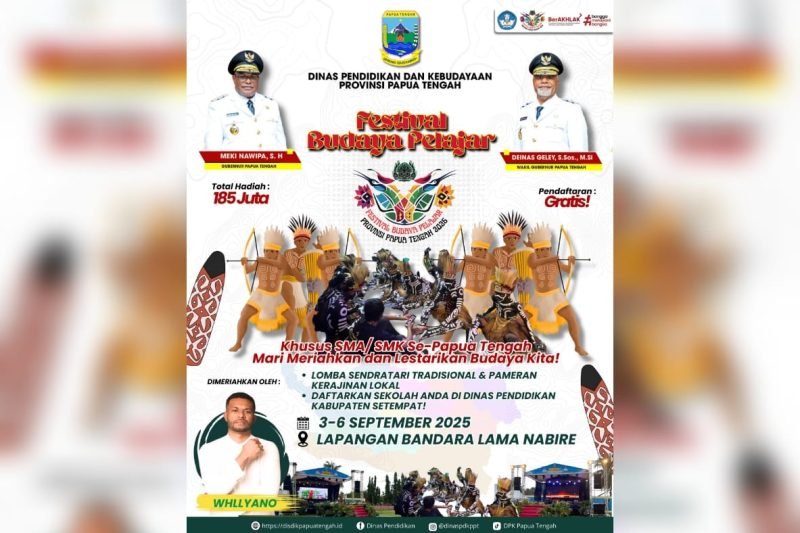 Flyer Festival Budaya Pelajar 2025. (Foto: Istimewa)