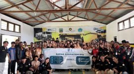 Foto bersama dalam kegiatan IMPAS Education di SMKS Harapan Mimika, Kabupaten Mimika. (Foto: Istimewa)