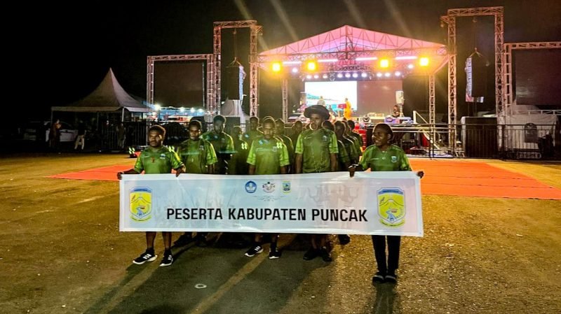 Gladi resik kegiatan Festival Budaya Pelajar Provinsi Papua Tengah 2025. (Foto: Galeri Papua/Benaz)
