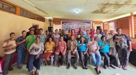 Lembaga masyarakat adat (LMA) Sorong Selatan (Sorsel), Papua Barat Daya, mendukung penuh program makan bergizi gratis (MBG). (Foto: Galeri Papua/Bele Pulo)