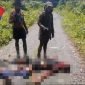 Peristiwa pembunuhan oleh TNPB-OPM Kodap XVI Yahukimo terhadap dua orang di wilayah pertambangan emas ilegal, Korowai, Kabupaten Yahukimo, Papua Pegunungan. (Foto: Istimewa/Tangkapan layar video dari TPNPB-OPM)