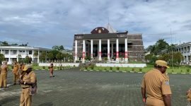 Kantor Pusat Pemerintahan Kabupaten Mimika. (Foto: Galeri Papua/Ahmad)