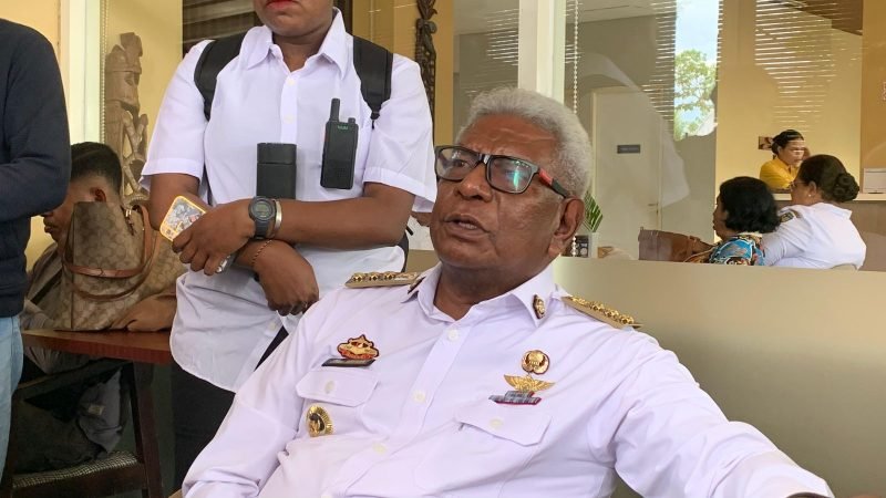 Bupati Mimika, Johannes Rettob. (Foto: Galeri Papua/Ahmad)