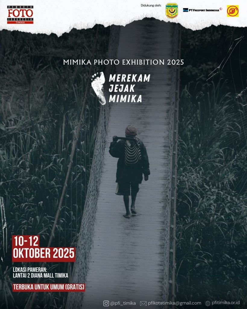 Flyer Mimika Photo Exhibition 2025. (Foto: Istimewa/PFI Kota Timika)