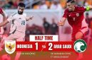 Timnas Indonesia tertinggal 1-2 dari Arab Saudi pada babak pertama. (Foto: Istimewa/IG: @timnas.indonesia)