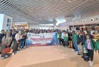 Foto bersama para mahasiswa yang menjalani Lokakarya Asia Tenggara. (Foto: Istimewa/Dokumen UNAIM Wamena)