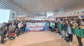 Foto bersama para mahasiswa yang menjalani Lokakarya Asia Tenggara. (Foto: Istimewa/Dokumen UNAIM Wamena)