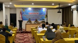 Suasana pertemuan koordinasi pengendalian penyakit yang dapat dicegah dengan imunisasi (PD3I), bertempat di Ballroom Grand Tembaga Hotel, Selasa (4/11/2025). (Foto: Galeri Papua/Ahmad)