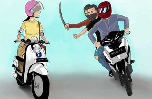 Ilustrasi begal. (Foto: Istimewa/mistar.id)