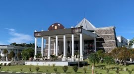 Kantor Pusat Pemerintahan Kabupaten Mimika. (Foto: Galeri Papua/Ahmad)