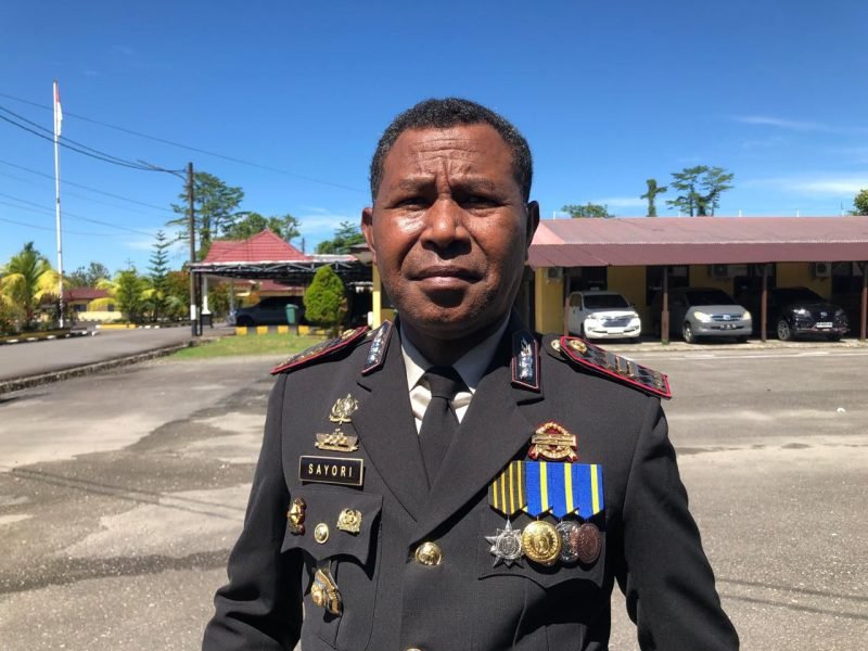 Kasat Polairud Polres Mimika, AKP Sayori. (Foto: Istimewa)