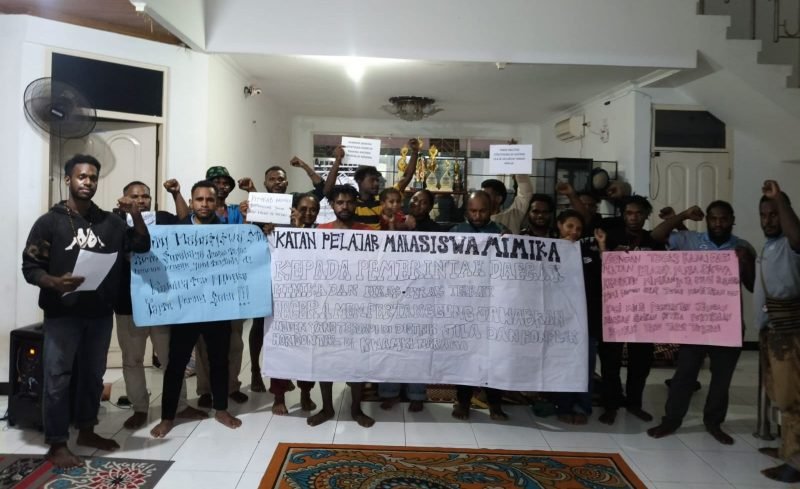 Ikatan Pelajar dan Mahasiswa Mimika (IPMAMI) Surabaya. (Foto: Istimewa/IPMAMI Surabaya)