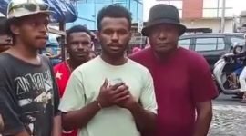 Para mahasiswa Papua di Ternate minta perhatian pemerintah daerah. (Foto: Istimewa/Tangkapan layar video)