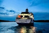 Sebuah armada Pelni saat hendak berlayar meninggalkan dermaga Peabuhan Poumako, Mimika, Papua Tengah, (Foto: Dokumen Pelni Cabang Timika).