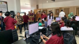 Kunjungan Asdep Bidang Pelayanan Publik KemenPAN-RB di Mal Pelayanan Publik, Rabu 26 November 2025. (Foto: Galeri Papua/Ahmad)