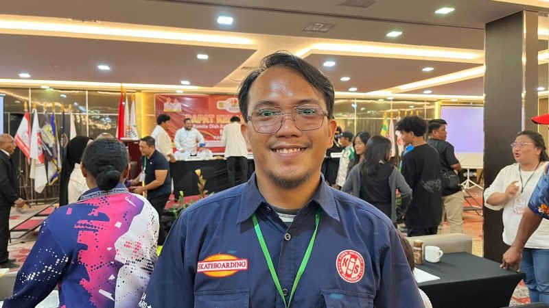 Ketua Inorga KIS Mimika, Jamez Tambunan. (Foto: Galeri Papua/Endy Langobelen)