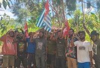 Komite Nasional Papua Barat (KNPB) Wilayah Intan Jaya. (Foto: Istimewa/KNPB Intan Jaya)