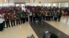 Foto bersama pada pembukaan Musdat LMHA. (Foto: Galeri Papua/Ahmad)