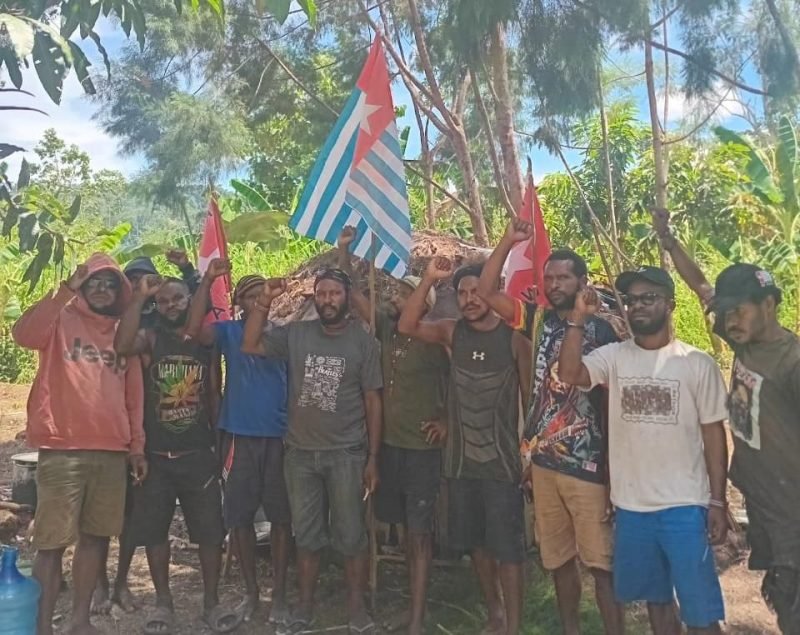 Komite Nasional Papua Barat (KNPB) Wilayah Intan Jaya. (Foto: Istimewa/Dok. KNPB Intan Jaya)