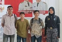 Para pendiri organisasi Putra Putri Maritim Indonesia Cabang Timika. (Foto: Istimewa)