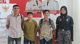 Para pendiri organisasi Putra Putri Maritim Indonesia Cabang Timika. (Foto: Istimewa)