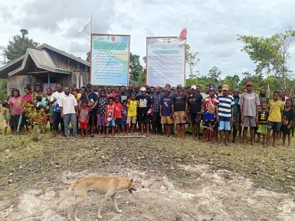 Warga pengungsi dari Distrik Gearek, Kabupaten Nduga. (Foto: Istimewa/Tim Kemanusiaan)