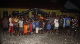 Warga pengungsi dari Distrik Gearek, Kabupaten Nduga. (Foto: Istimewa/Tim Kemanusiaan)