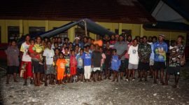 Warga pengungsi dari Distrik Gearek, Kabupaten Nduga. (Foto: Istimewa/Tim Kemanusiaan)