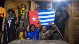 Tentara Pembebasan Nasional Papua Barat - Organisasi Papua Merdeka (TPNPB) Kodap XVI Yahukimo mengakui melakukan penyerangan pada 25—26 Desember 2025. (Foto: Istimewa/Tangkapan layar video pernyataan TPNPB Kodap XVI Yahukimo)