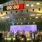 Momen pergantian tahun yang digelar Pemkab Mimika di pelataran Graha Eme Neme Yauware, dalam seremoni lepas sambut 2026, Rabu (31/12/2025) malam. (Foto: Galeri Papua/Ahmad)
