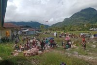 Bama yang didistribusikan kepada masyarakat korban pengungsian di Distrik Jila, Mimika, Papua Tengah. (Foto: Istimewa)