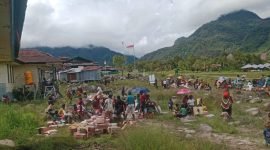 Bama yang didistribusikan kepada masyarakat korban pengungsian di Distrik Jila, Mimika, Papua Tengah. (Foto: Istimewa)