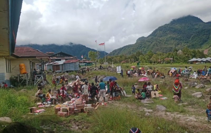 Bama yang didistribusikan kepada masyarakat korban pengungsian di Distrik Jila, Mimika, Papua Tengah. (Foto: Istimewa)