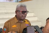 Bupati Mimika, Johannes Rettob. (Foto: Galeri Papua/Ahmad)