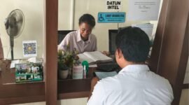 Proses tahap I yang digelar di Kejaksaan Negeri Mimika. (Foto: Istimewa)