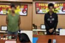 Kedua terduga pelaku yang diamankan polisi, Rabu (21/1/2026). (Foto: Istimewa/Humas Polres Mimika)
