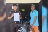 Momen pengembalian kendaraan kepada pemilik sah oleh Kejari Mimika, Kamis 22 Januari 2026. (Foto: Istimewa)