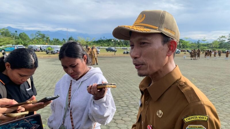 Plt Kepala Badan Riset dan Inovasi Daerah (BRIDA) Kabupaten Mimika, Slamet Sutejo. (Foto: Galeri Papua/Ahmad)