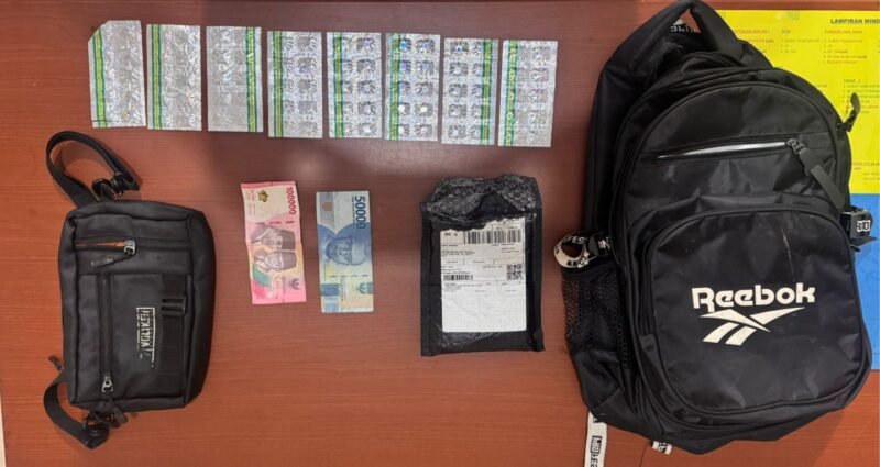 Barang bukti yang diamankan polisi. (Foto: Istimewa/Humas Polres Mimika)